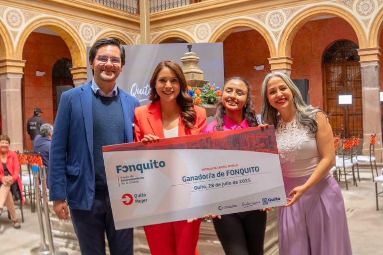 Johanna Cañizares, docente UHE, lidera proyecto ganador del fondo de Capital Semilla de ConQuito