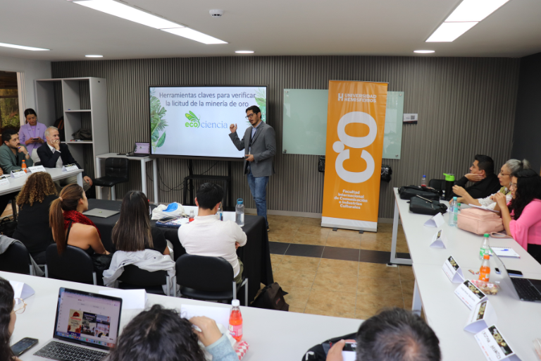 30 periodistas participaron en el Taller de Minería Ilegal organizado por la UHE