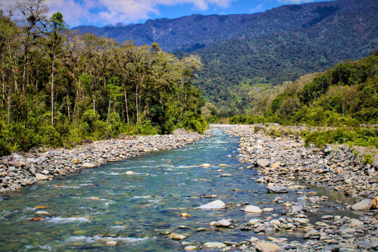 Investigadora española estudia el río de la Reserva Hemisferios