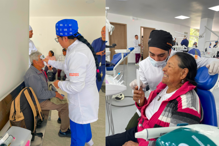 Salud oral para adultos mayores de Cosanga