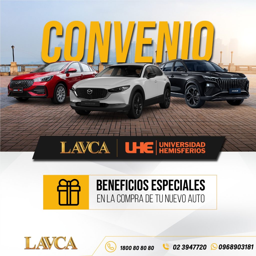 Nuevo convenio con LAVCA ofrece descuentos en autos para personal UHE