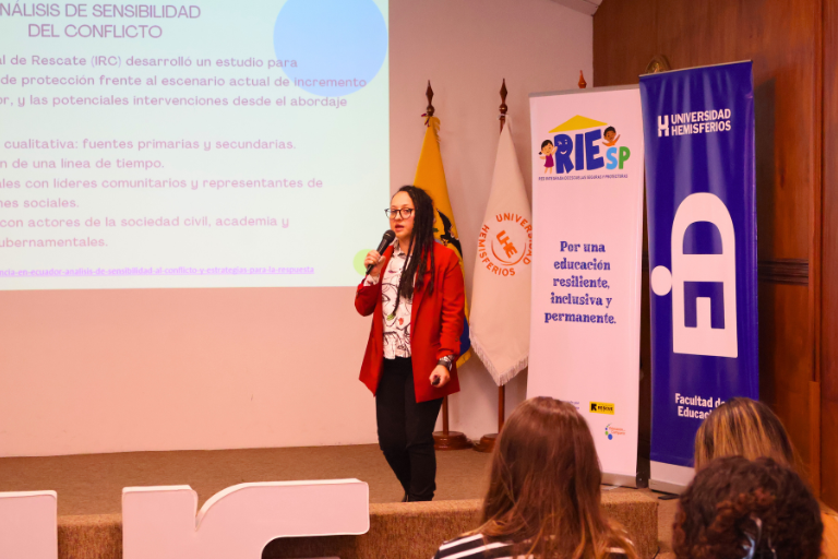 La educación en situaciones de emergencia fue el eje central de un encuentro en la UHE
